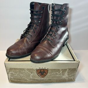 Ariat Performer Riding Boot Women 6 EUR 36 Red‎ Brown Equestrian